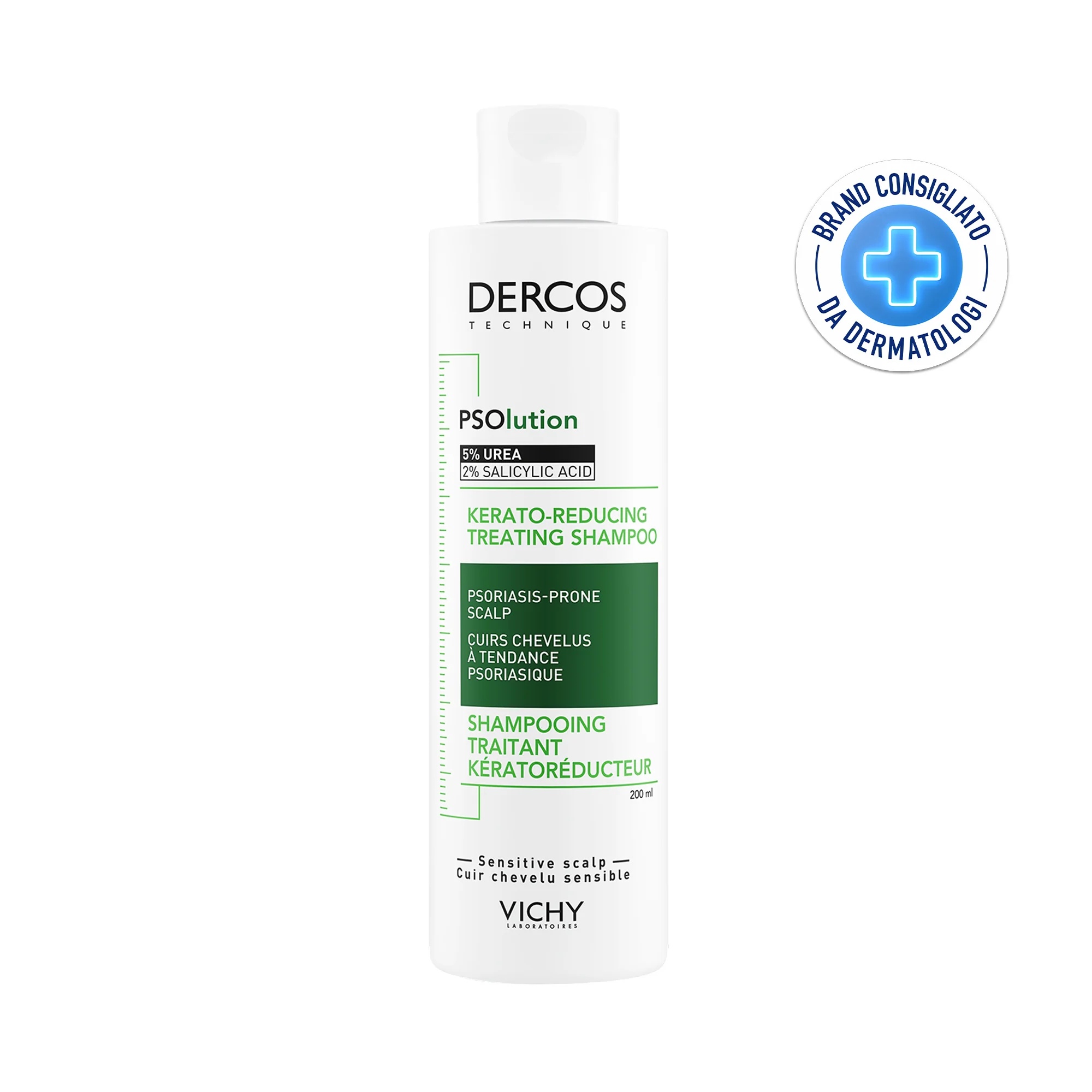 VICHY Vichy Dercos PSolution Kerato-reducerende shampoo 200 ml