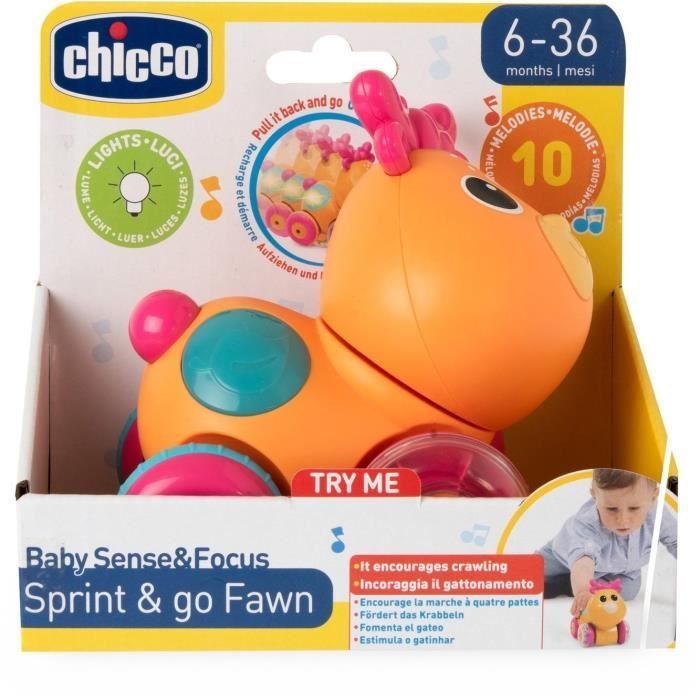 CHICCO - Fawn Sprint&go - Orange and pink - From 6 months