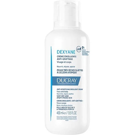 DUCRAY Ducray Dexyane verzachtende anti-jeukcrème 400 ml voor gezicht en lichaam