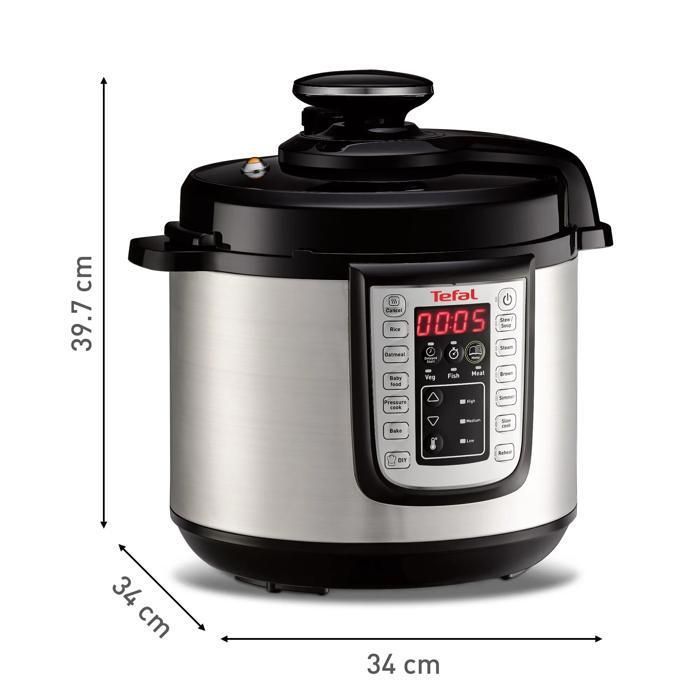 Tefal Fast&Delicious Multicooker, hogedruk koken, snel, 25 programma's, CY505EF0