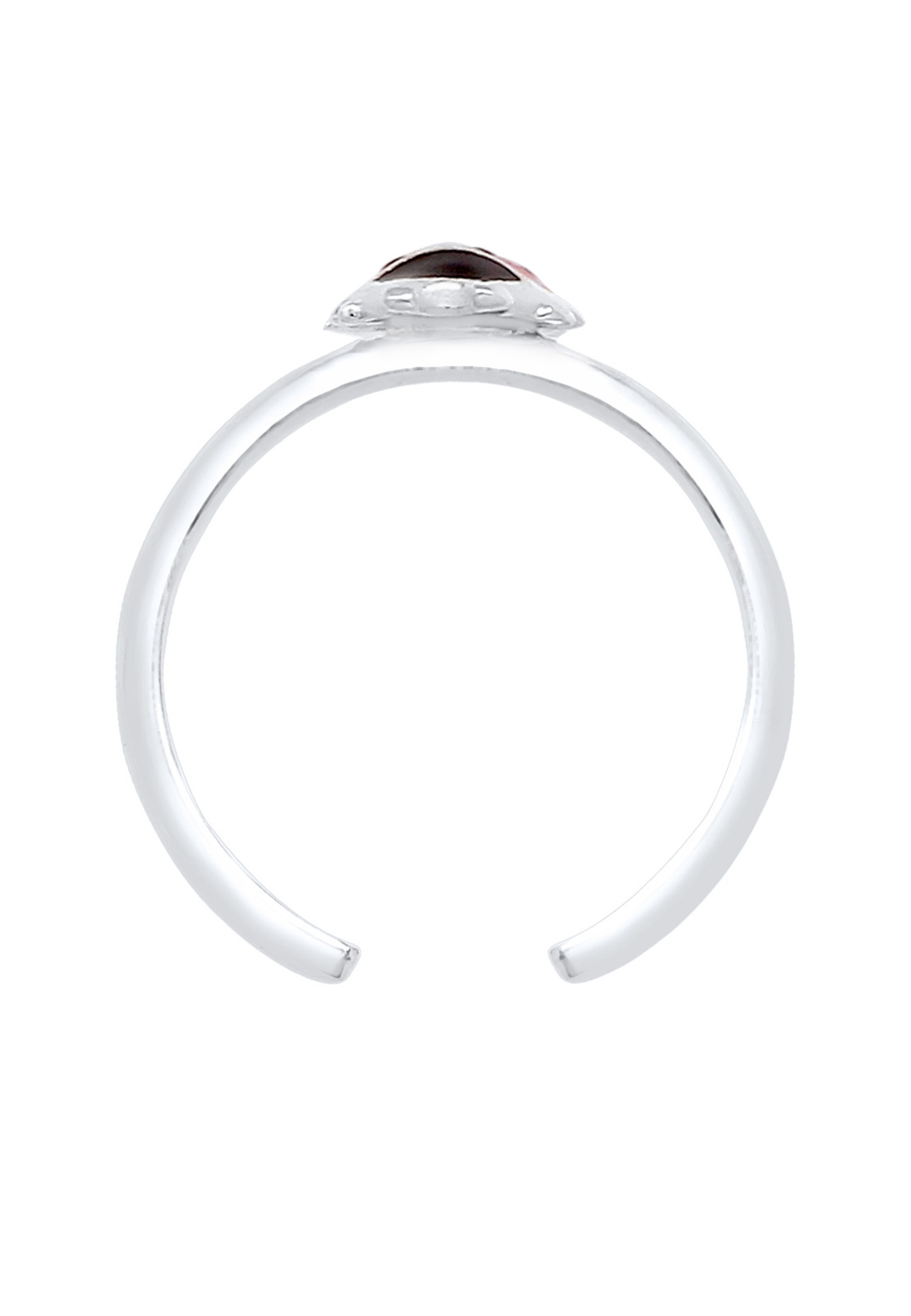Elli Coccinelle enfant avec émail raffiné ajustable en 925/1000 argent massif