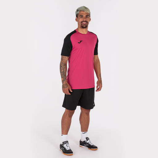 Camiseta Manga Corta Joma Academy Iv Fucsia Negro