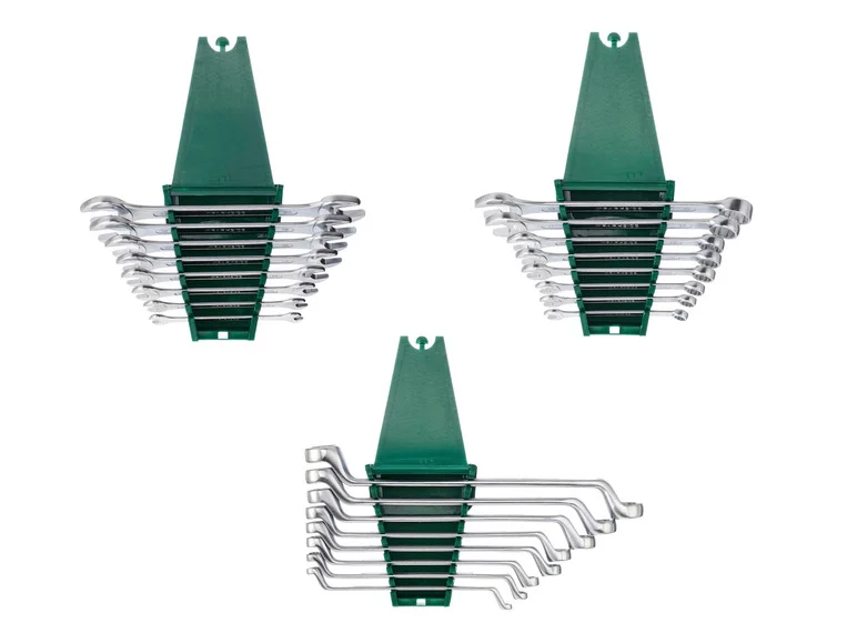 Conjunto de placas de chave PARKSIDE®, poligonais ou mistas, 8 peças