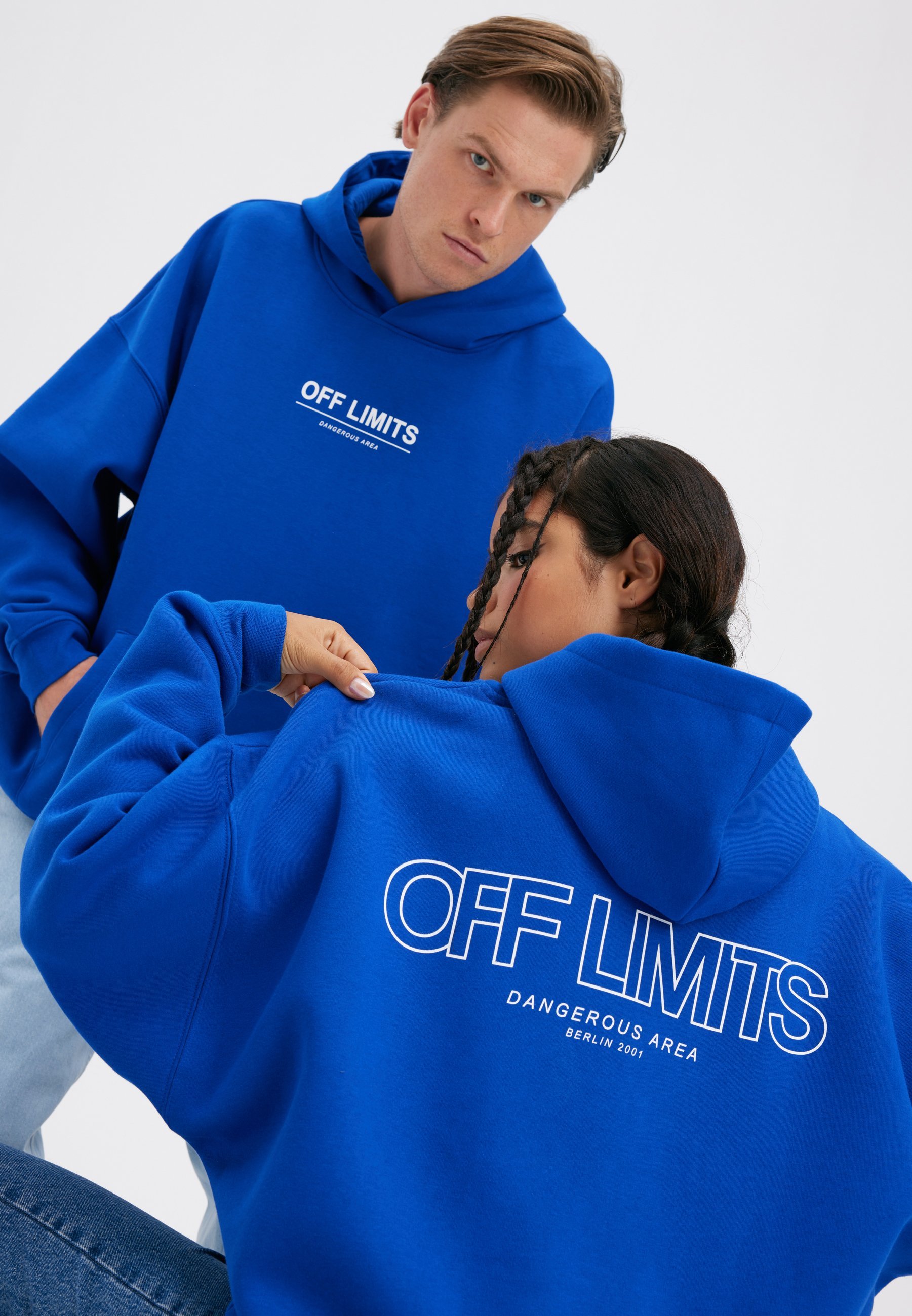 YOURTURN UNISEX - Hoodie - blauw