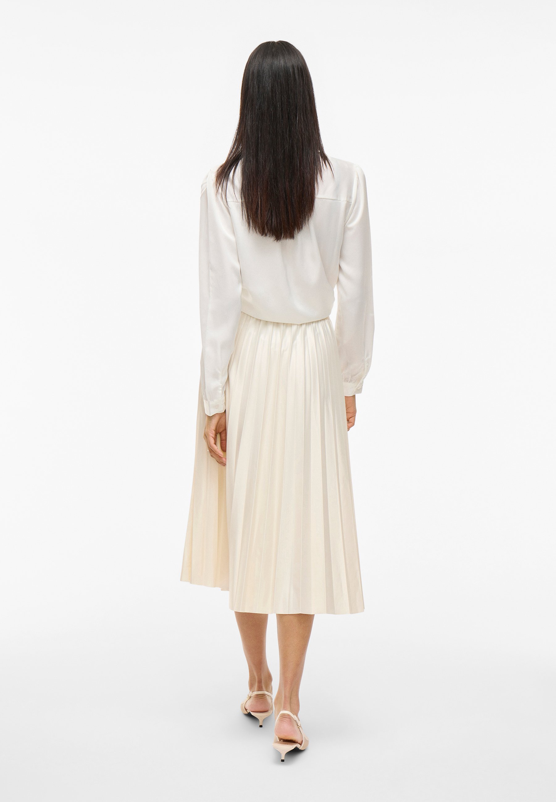 VILA VINITBAN MIDI - A-Linien-Rock - Birke