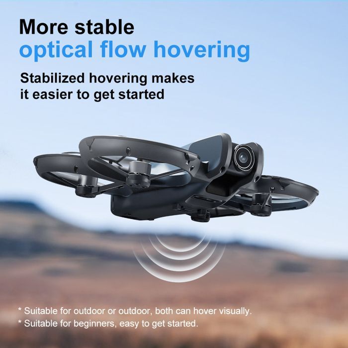 Mini Drone Battery 8K Gray Professional Aerial Dual Camera Intelligent Obstacle Avoidance Brushless Quadcopter for Kids RC
