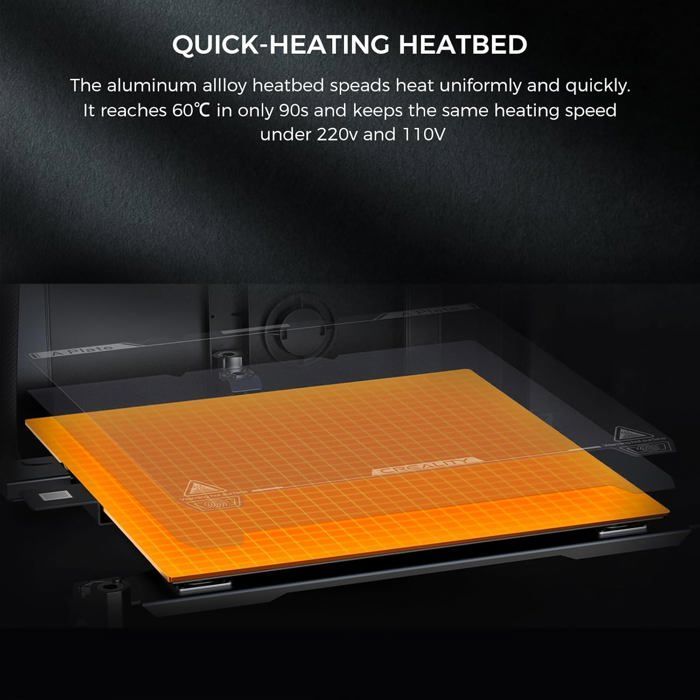 Impresora 3D Creality K1 MAX, velocidad de impresión 600 mm/h, caudal máximo 32 mm³/s, doble sistema de refrigeración, LiDAR con IA y cámara con IA.