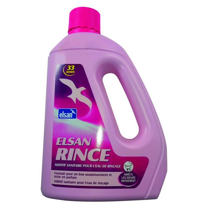 ELSAN Produit de Rinçage 2L Désinfectant Toilettes Chimiques Camping-Car