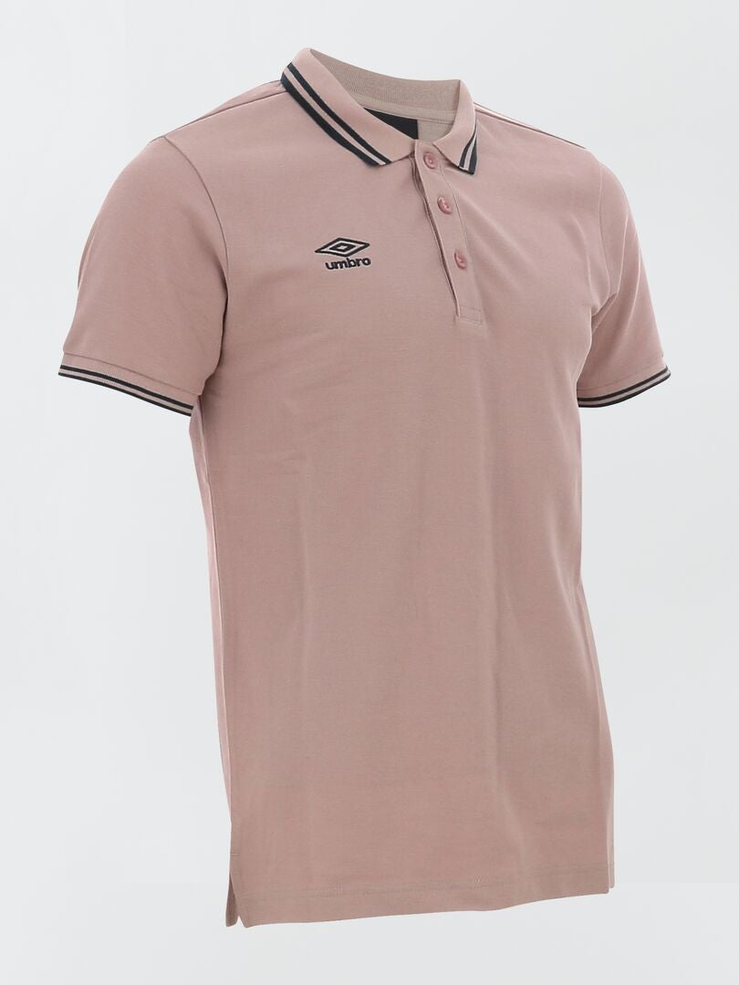 Umbro katoenen piqué poloshirt - ROZE