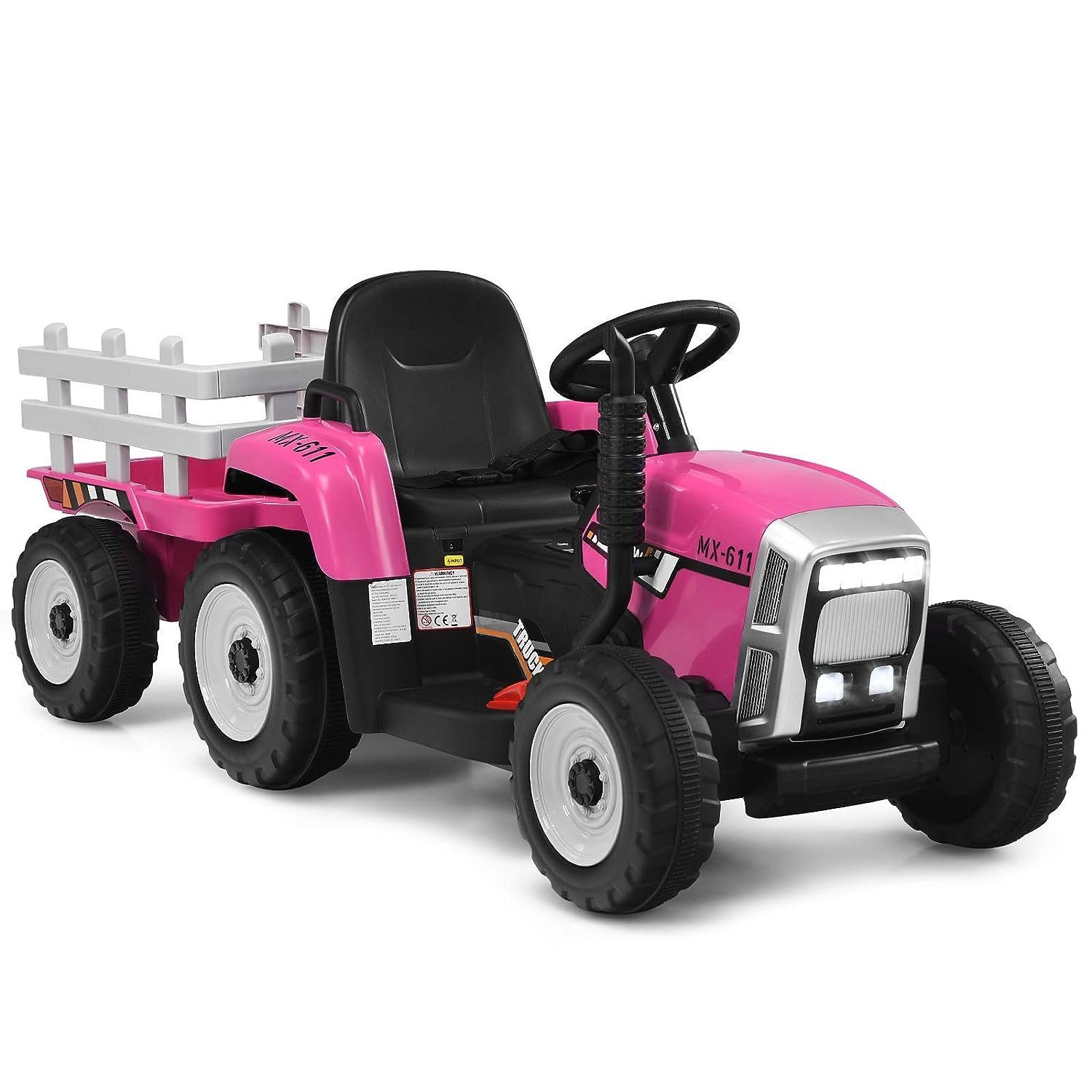 Elektrický dětský autotraktor KOMFOTTEU, nosnost 30 kg, od 3 let