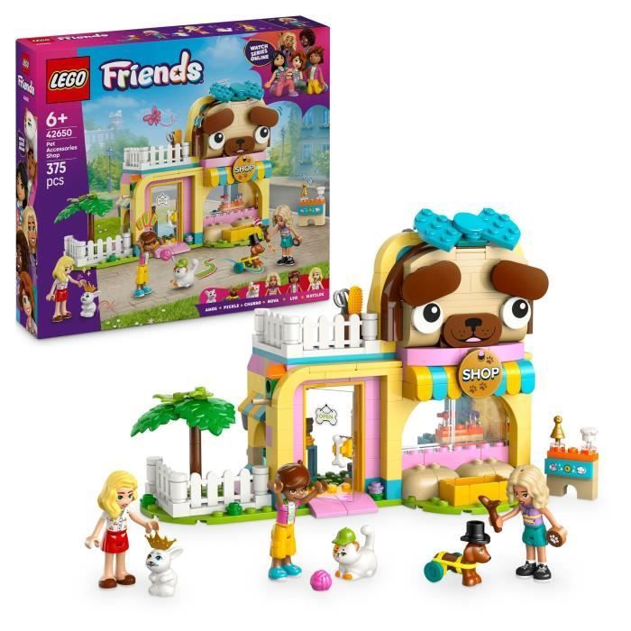 LEGO Friends 42650 Boutique d’Accessoires pour Animaux de Compagnie - Jouet enfant 6 ans