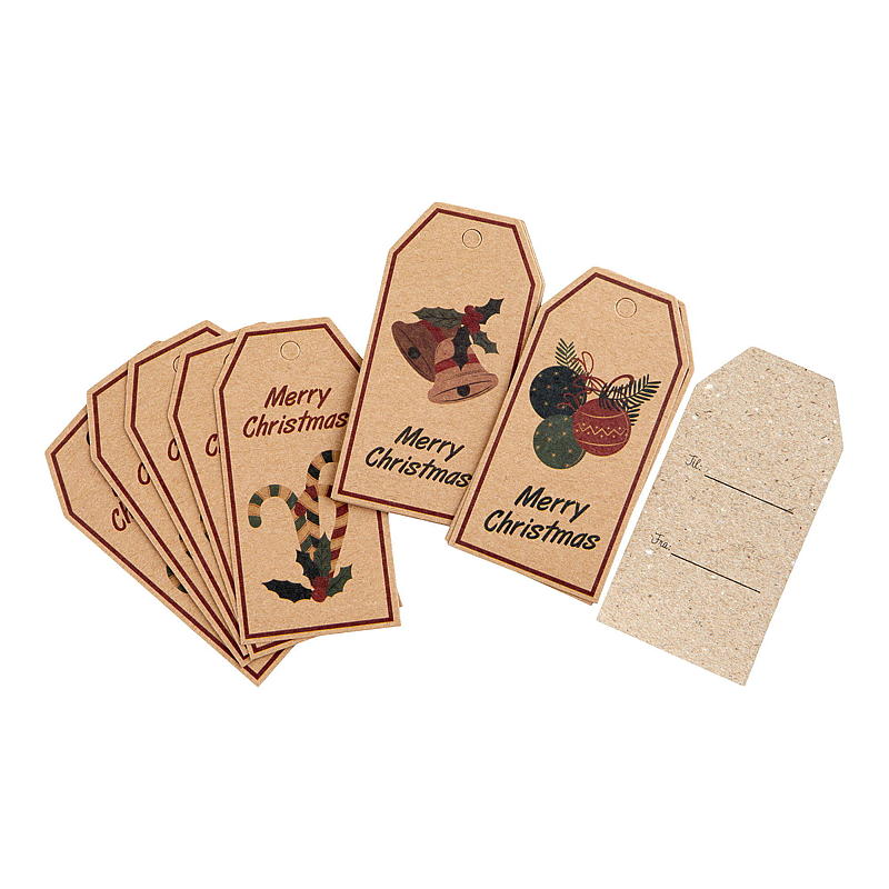 Hem Presentetiketter 15 st kraftpapper