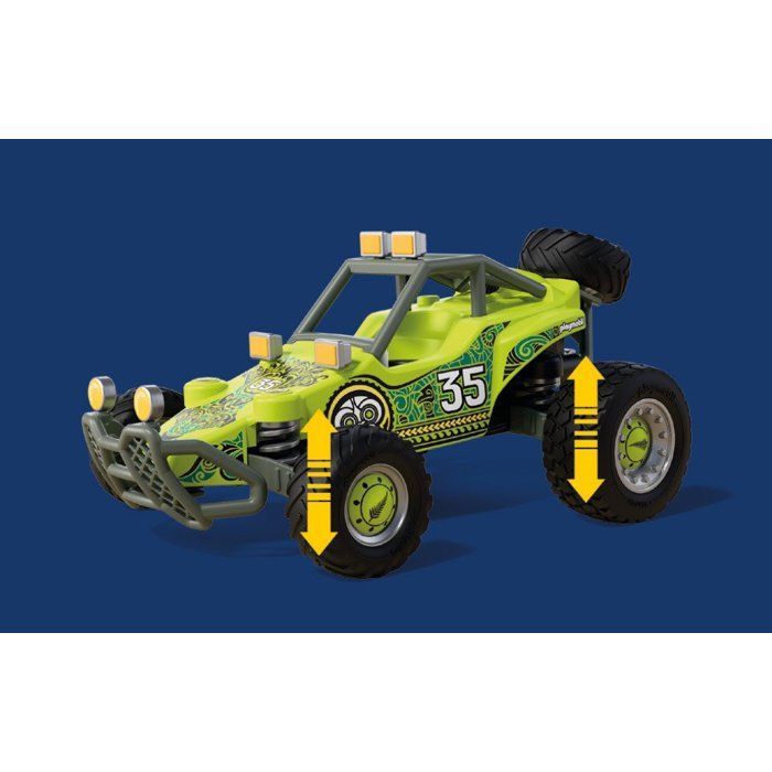 Playmobil 72063 Vehículo todoterreno, vehículo de carreras, 50 piezas, a partir de 4 años