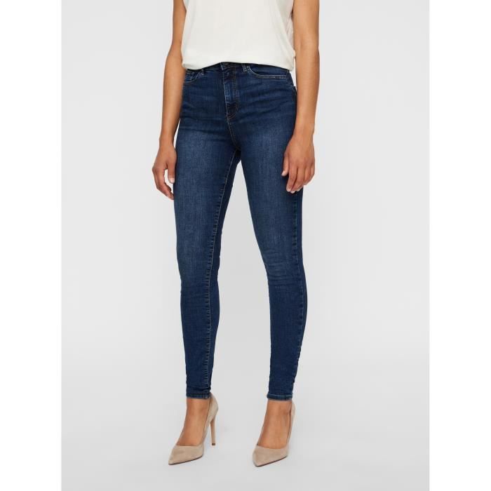 VERO MODA Women's Medium Skinny Jeans Denim Blue