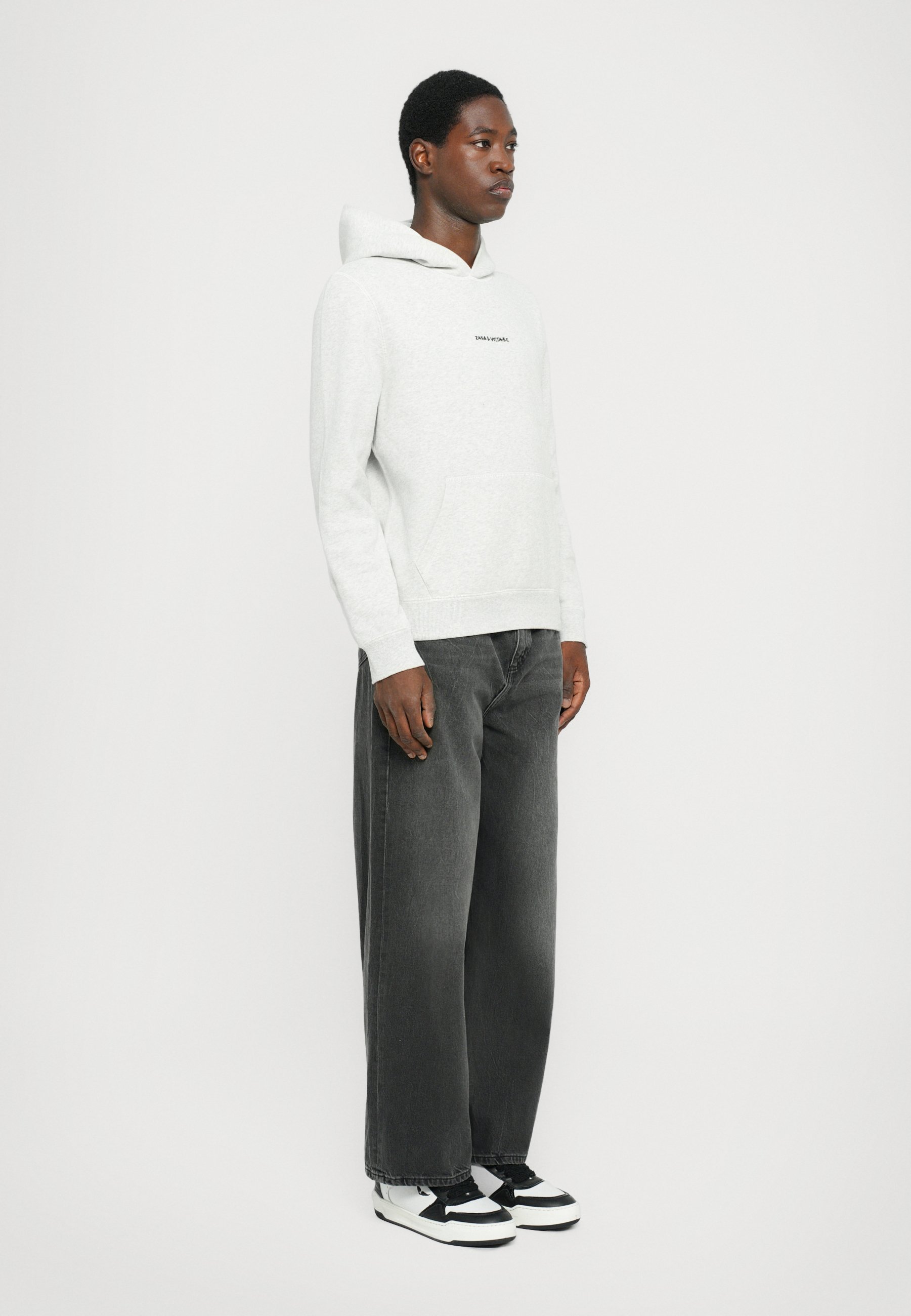 Zadig & Voltaire SANCHI PHOTO RIDE PATCH - Hoodie - gris chine clai