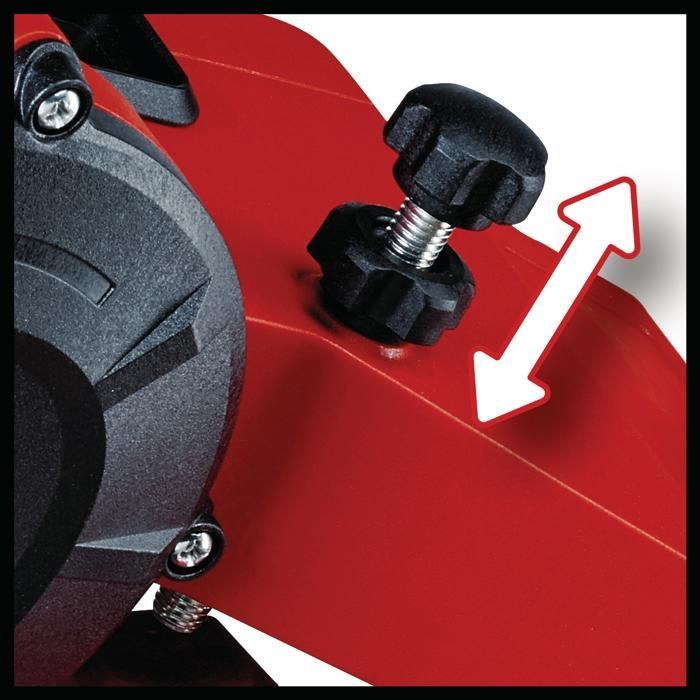 Afilador de cadena para motosierra Einhell GC-CS 85 E (85 W, grosor de la muela abrasiva: 3,2 mm). Incluye 1 muela abrasiva.