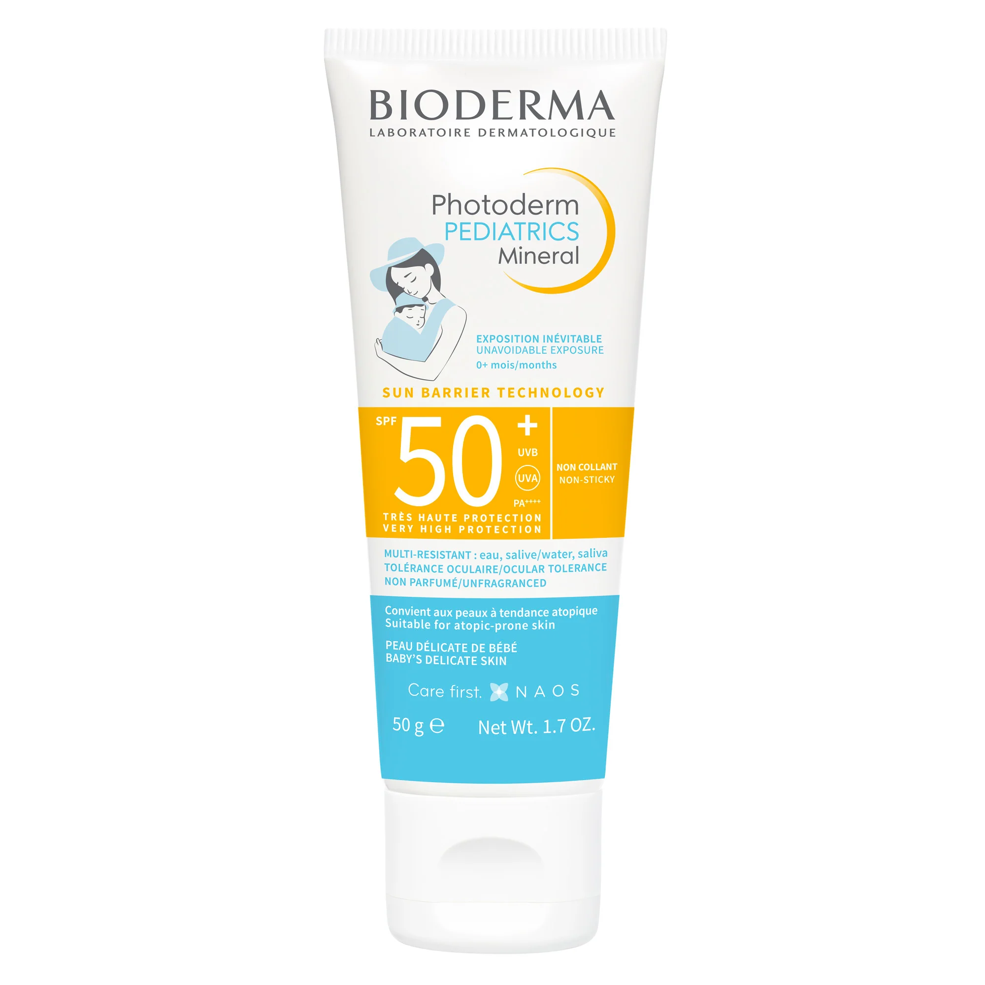 Photoderm Pediatrics Mineral SPF50+ - Crema Solare Bambini, Crema solare corpo alta prot., Solare viso alta prot., Trattamento Bebè, Prodotti per Bambini