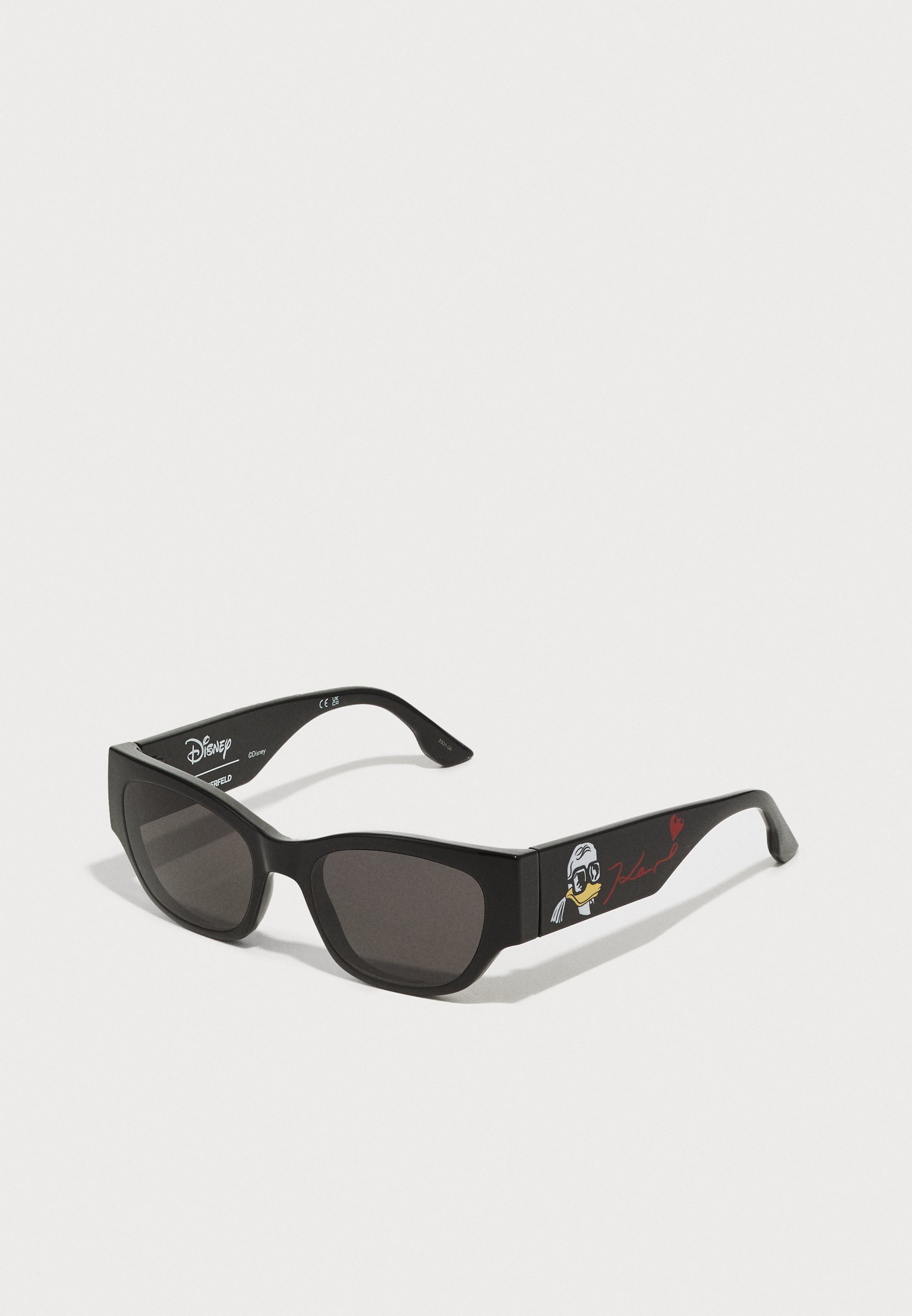 KARL LAGERFELD DISNEY UNISEX - Zonnebril - glanzend zwart