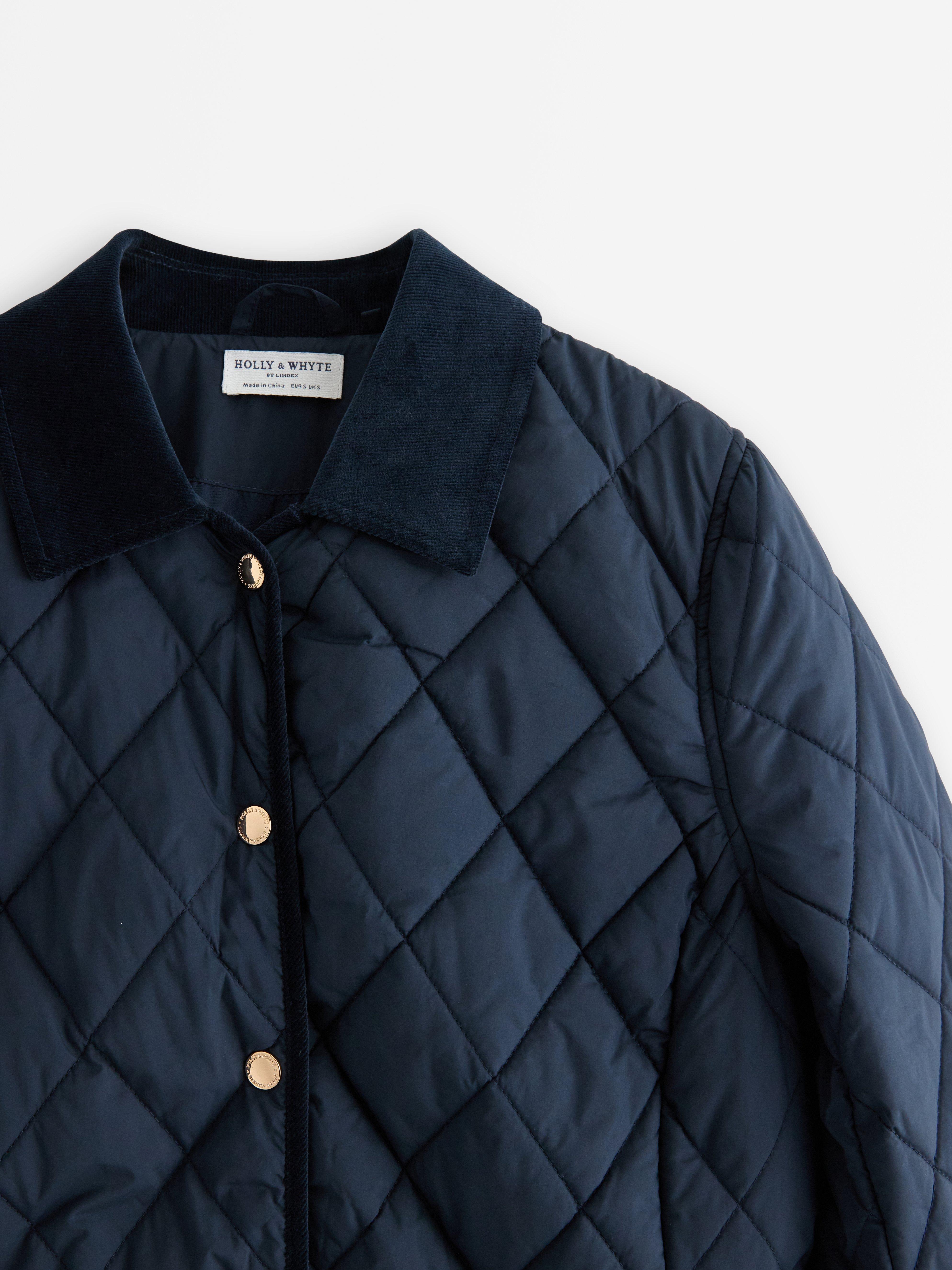 Veste matelassée bleu marine foncé