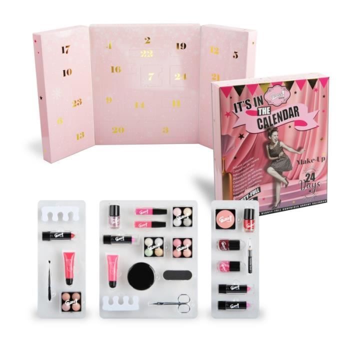 Beauty-Adventskalender – GLOSS – Nostalgic Rose – 24-teiliges Make-up-Set – Ideales Geschenk