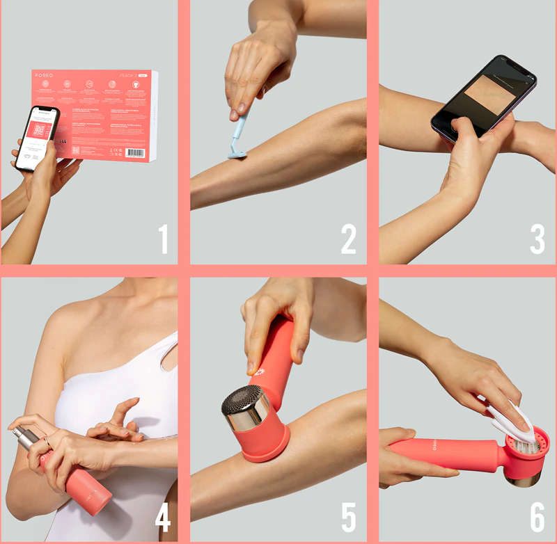 FOREO PEACH™ Cooling Prep Gel – beruhigendes Rasiergel