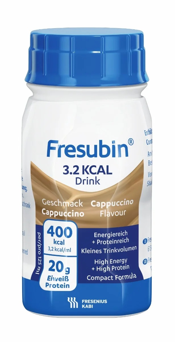FRESUBIN Fresubin 3.2 kcal Bebida Capuchino 4x125 ml Malnutrición