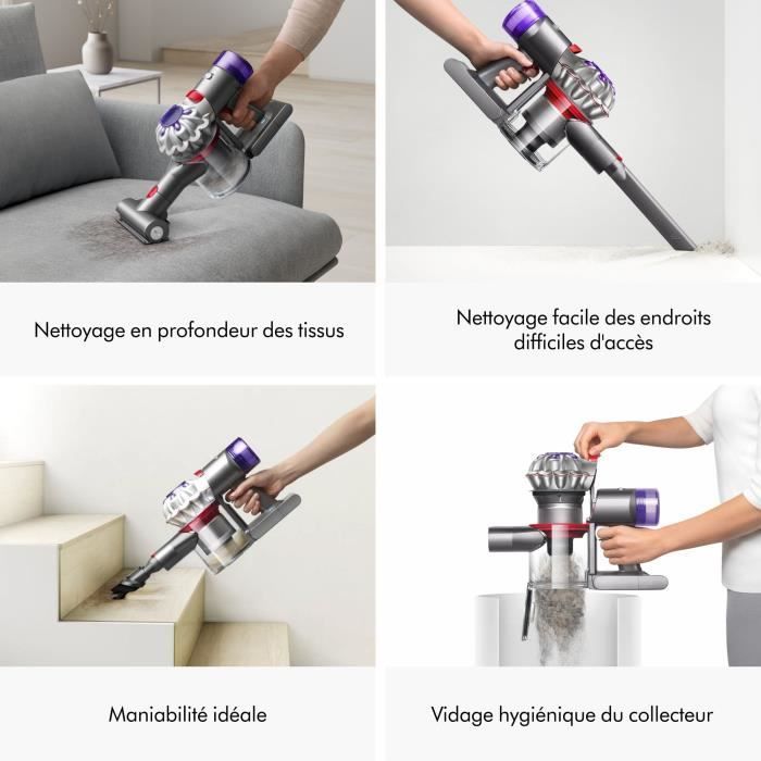 Aspiradora de mano DYSON para coche y barco - 115 AW de potencia - Potente, compacta y ligera - Ideal para coche y barco