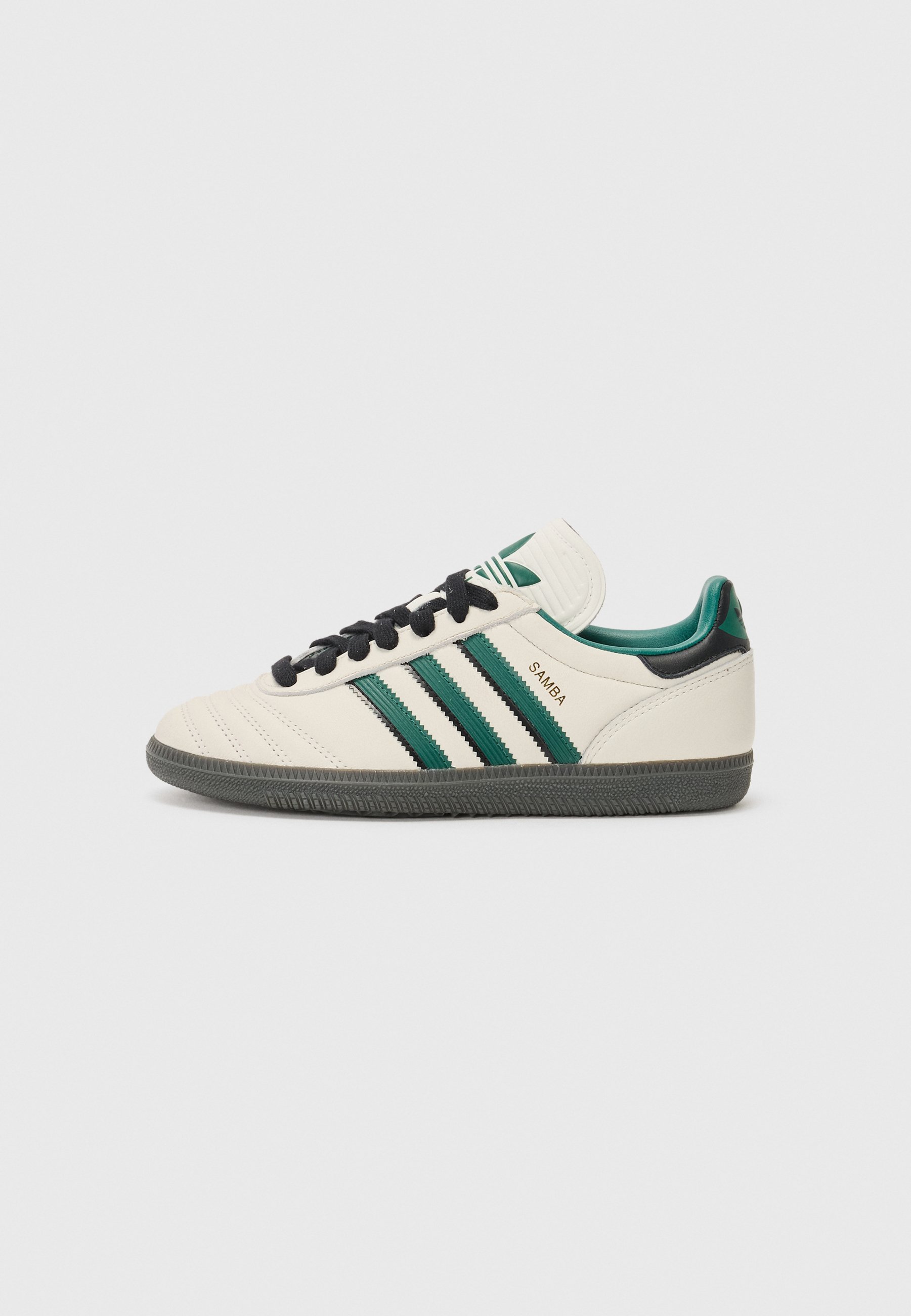 adidas Originals SAMBA UNISEX - Sneaker - Core White/Collegiate Green/Carbon