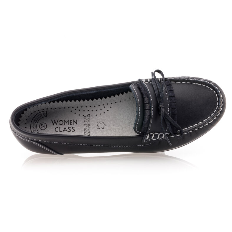 Naisten siniset loaferit/veneilykengät