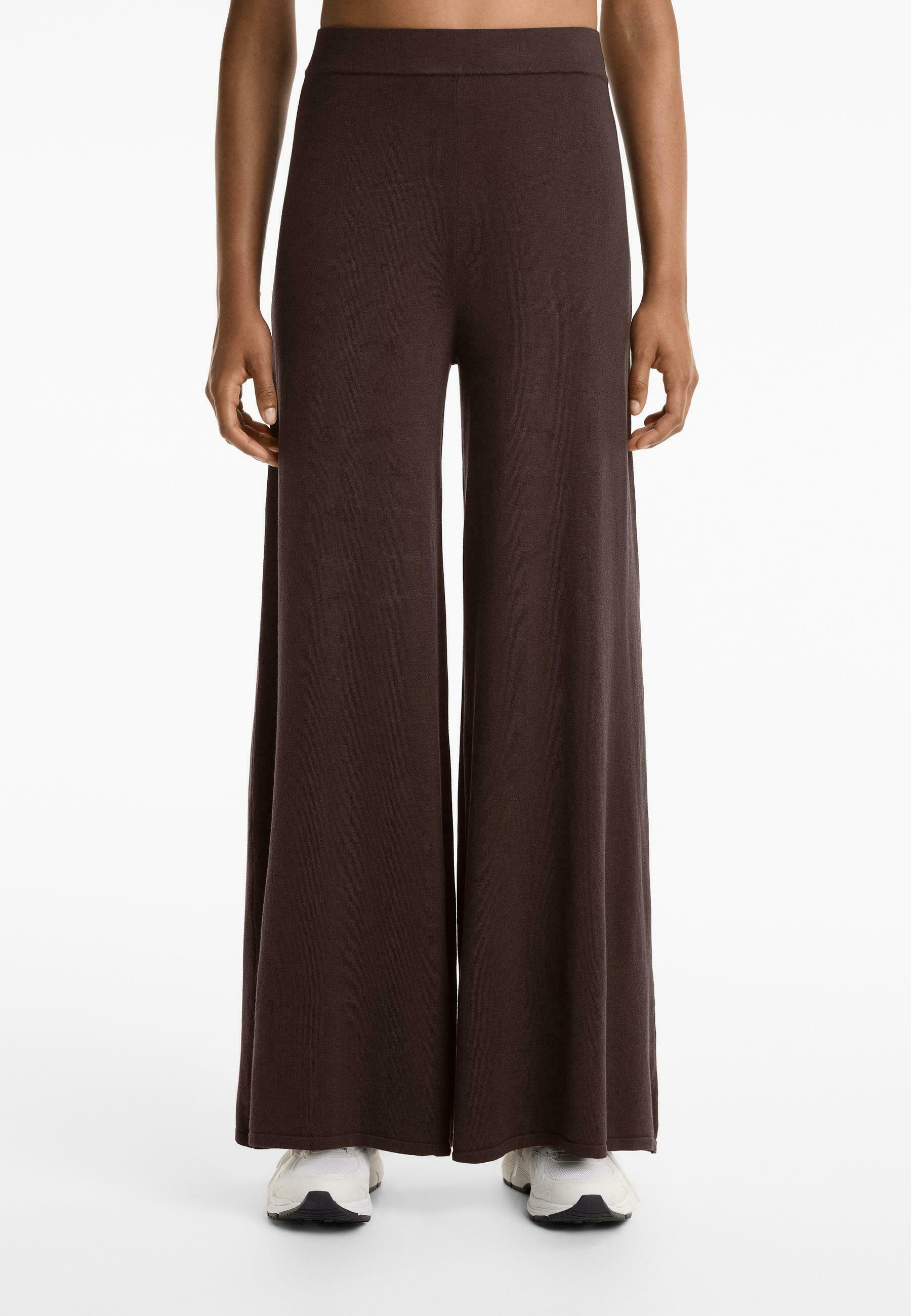 OYSHO WIDE - Pantaloni - marroni