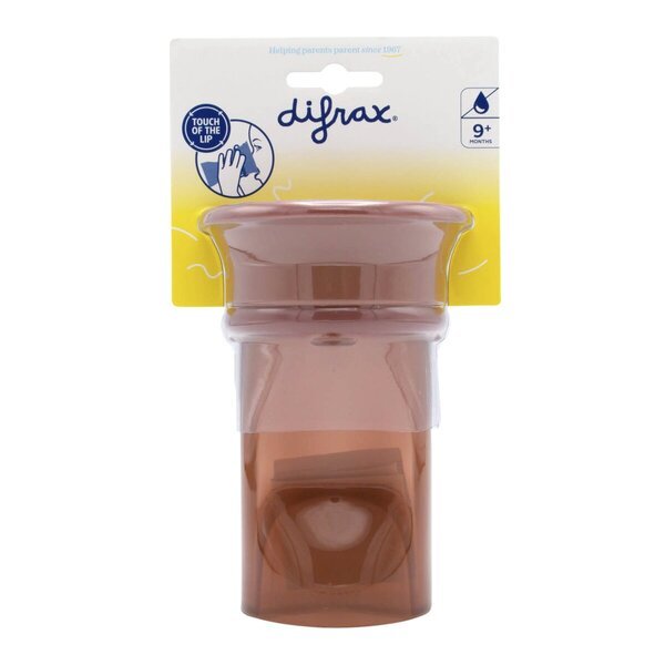 Difrax 9+M 360° skodelica<br>rjava, 250 ml