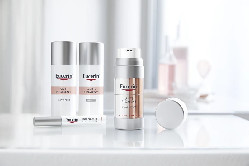 Eucerin Anti-Pigment posvetlitveni serum za obraz za razbarvanje kože