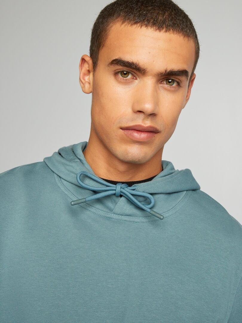 Fleece hoodie - blauw