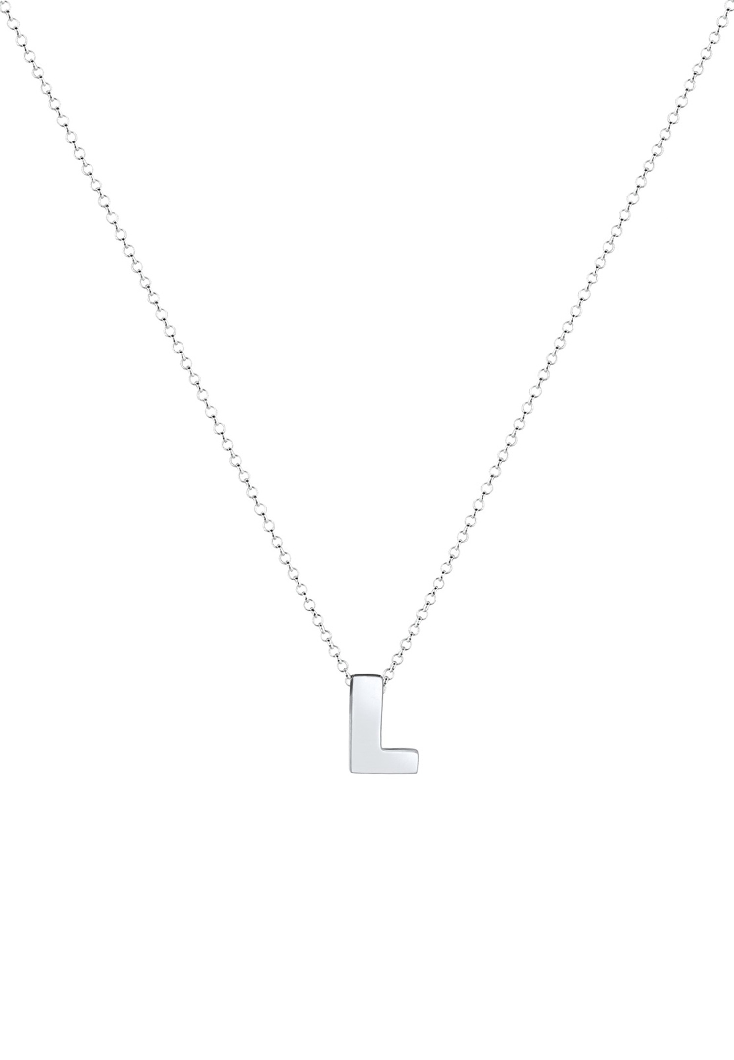 Elli Femme Pendentif Lettre L Initiale - (925/1000) Argent