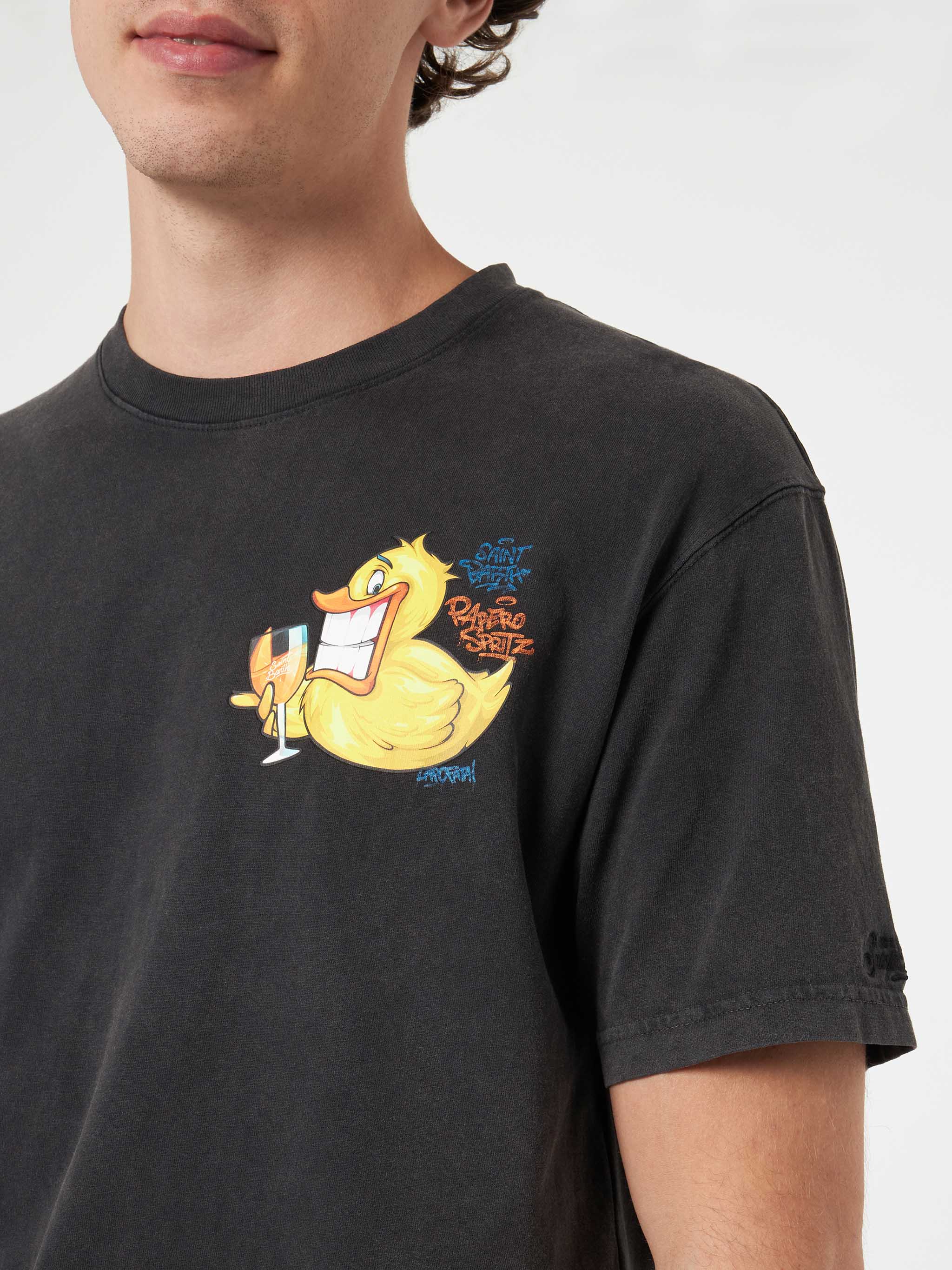Vintage Jack Ducky Cryptopuppets katoenen T-shirt voor heren