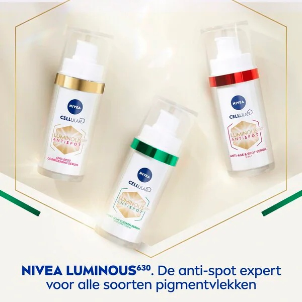 NIVEA Cellular Luminous 630 serums pret novecošanos un pinnēm 30ml - nobriedušai ādai