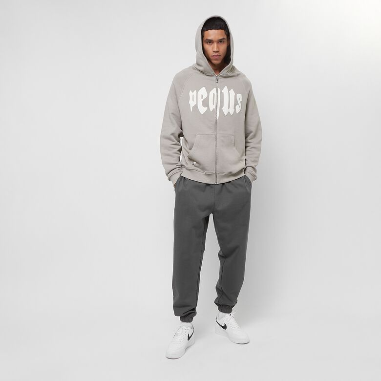 Hoodie met rits en mythisch logo