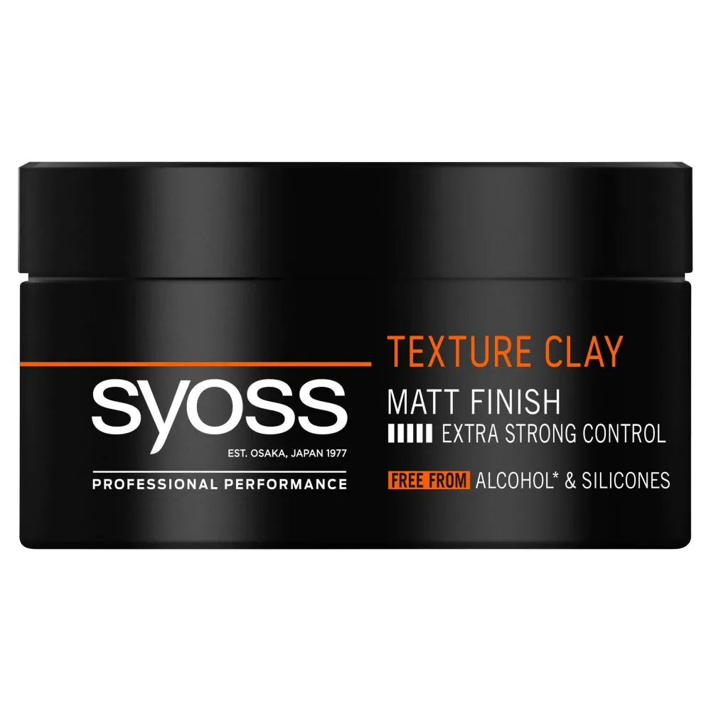 Syoss Texture Clay Glinka do włosów Silnie Matująca
