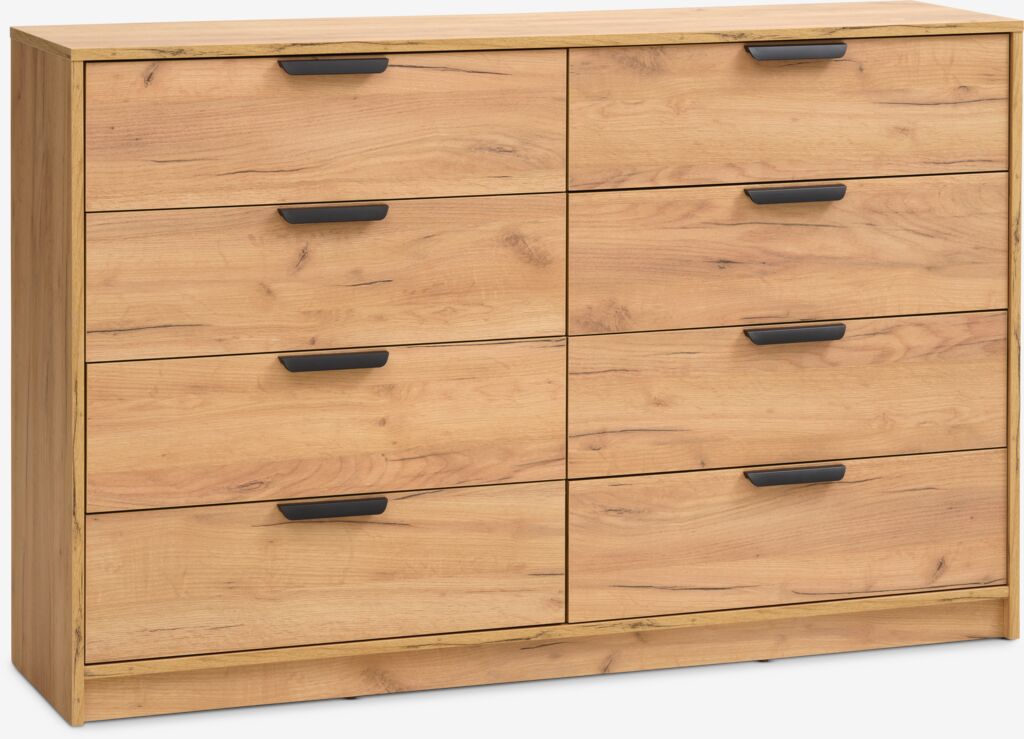 JENSLEV JENSLEV komoda s 4 ladice, 4 ladice, boja hrasta