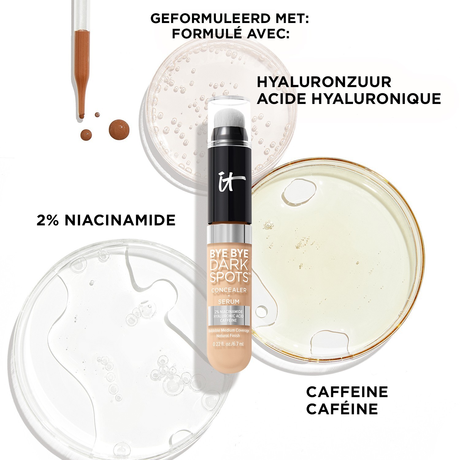 IT Cosmetics korektors BYE BYE DARK SPOTS™ korektors + serums - 9 g