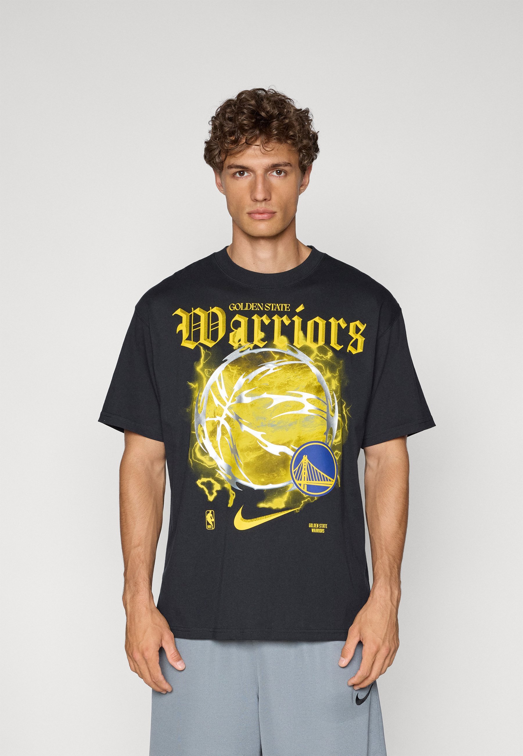Nike Performance GOLDEN STATES WARRIORS M90 T-shirt - Clubkleding - zwart