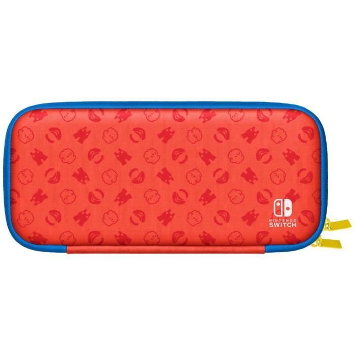 Nintendo Switch Console • Mario Limited Edition (Red & Blue) + Carrying Case