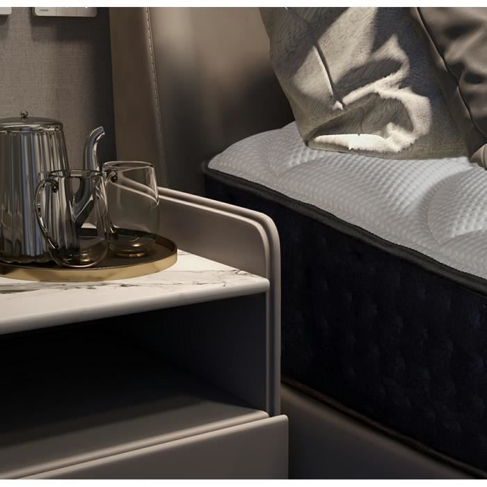 Materasso di lusso in memory foam 90x190 cm Memo - spessore 22 cm - 7 zone di comfort in memory foam adattivo