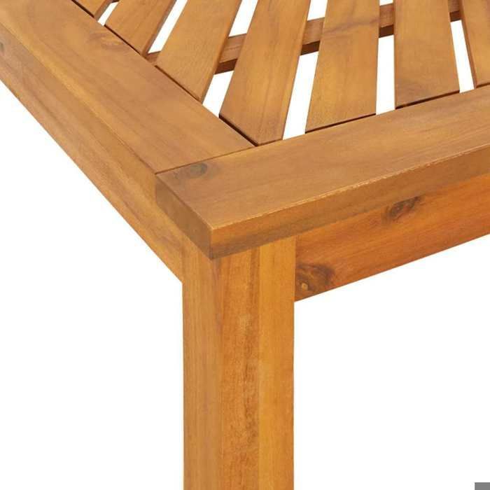 STAR SALE® Juego de mesa y sillas de jardín (3 piezas) - Resistente a los rayos UV - Marrón 90x90x74 cm T1