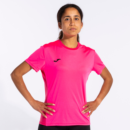  T-shirt à manches courtes Joma Winner II rose fluo