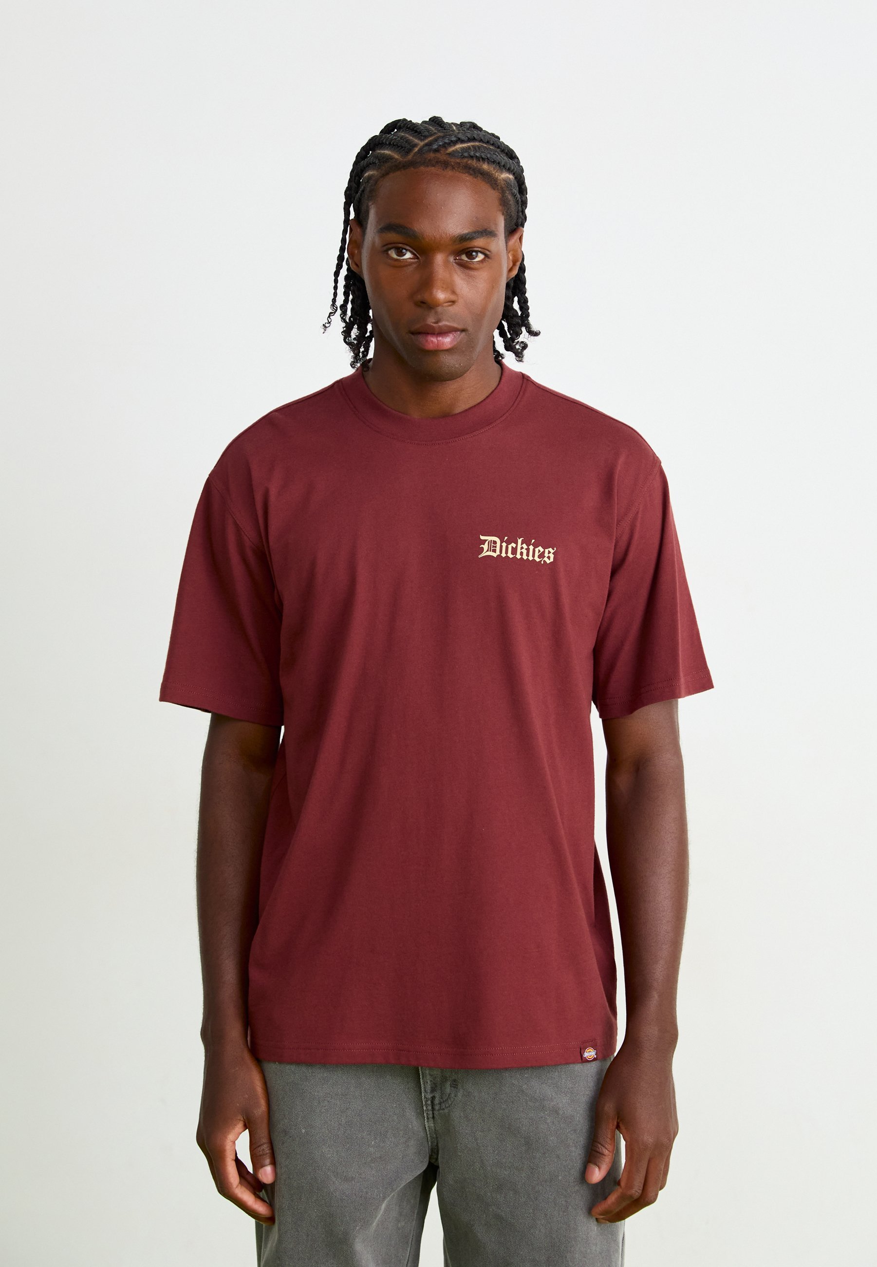 DICKIE'S DINER TEE - Tričko s potiskem - black