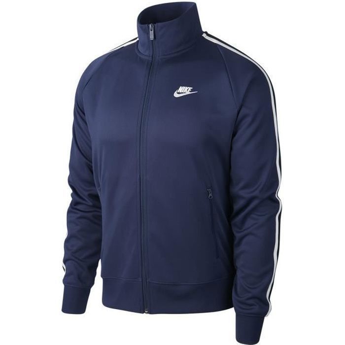 Nike TRIBUTE Track Jacket - Men's - Long Sleeves - Blue - Multisport