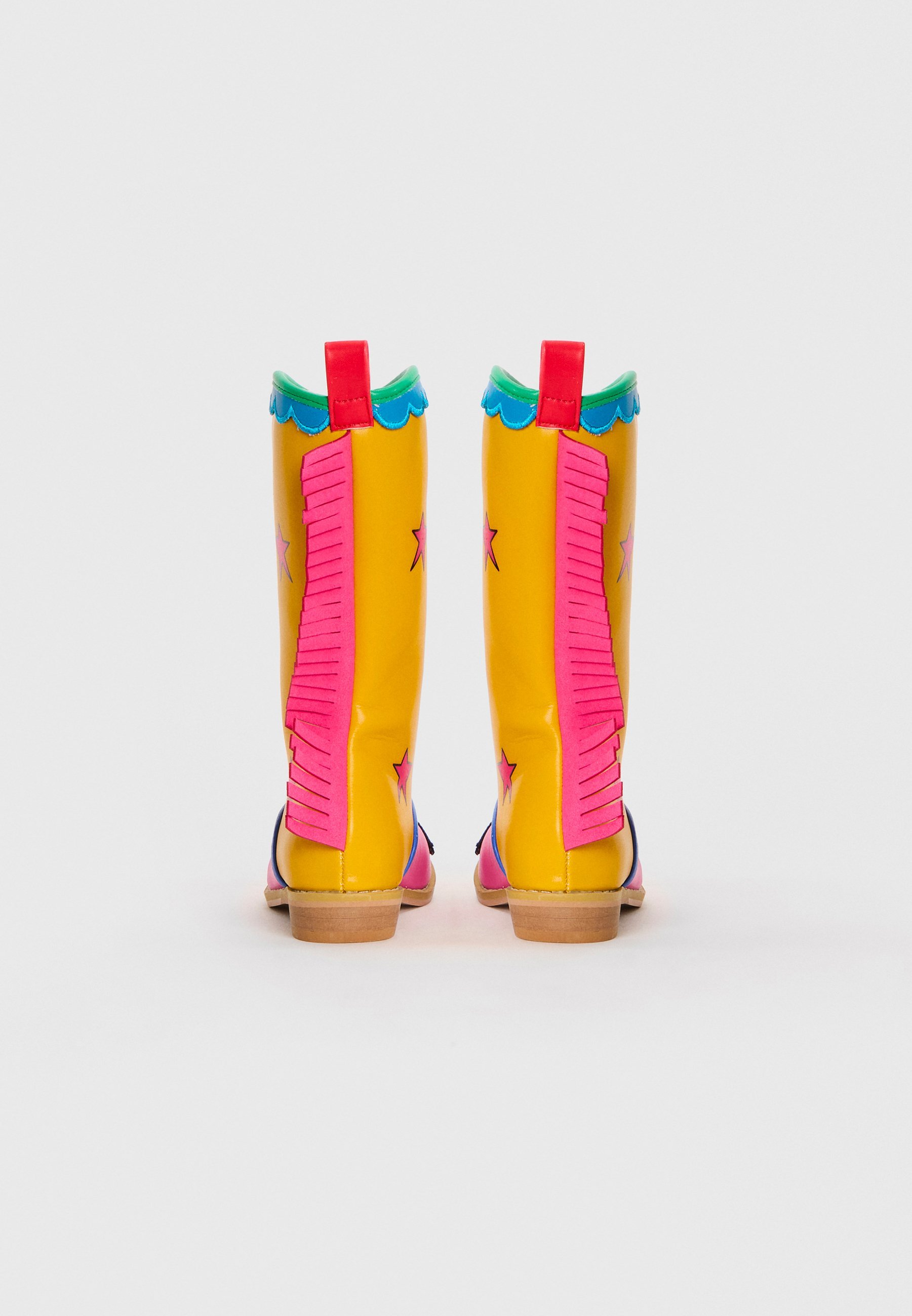 Stella McCartney Kinder-Cowboy-/Biker-Stiefelette – mehrfarbig