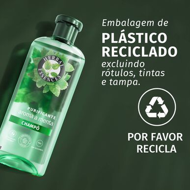 Herbal Essences tisztító sampon menta illatú élénkítő sampon intenzív tisztító 350 ml 350 ml