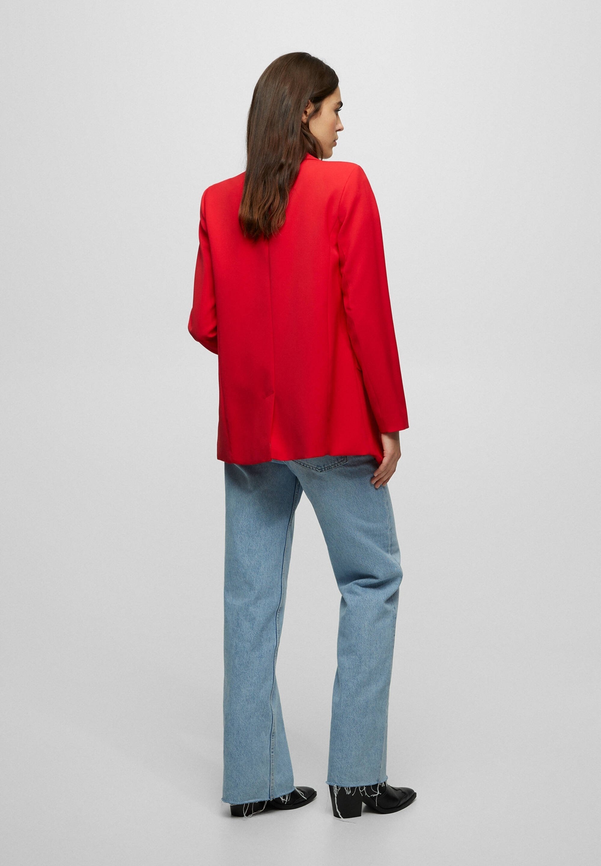 Blazer PULL&BEAR - rouge